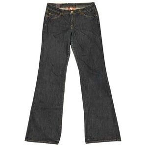 Lucky Brand Black Flare Wide Leg Jeans